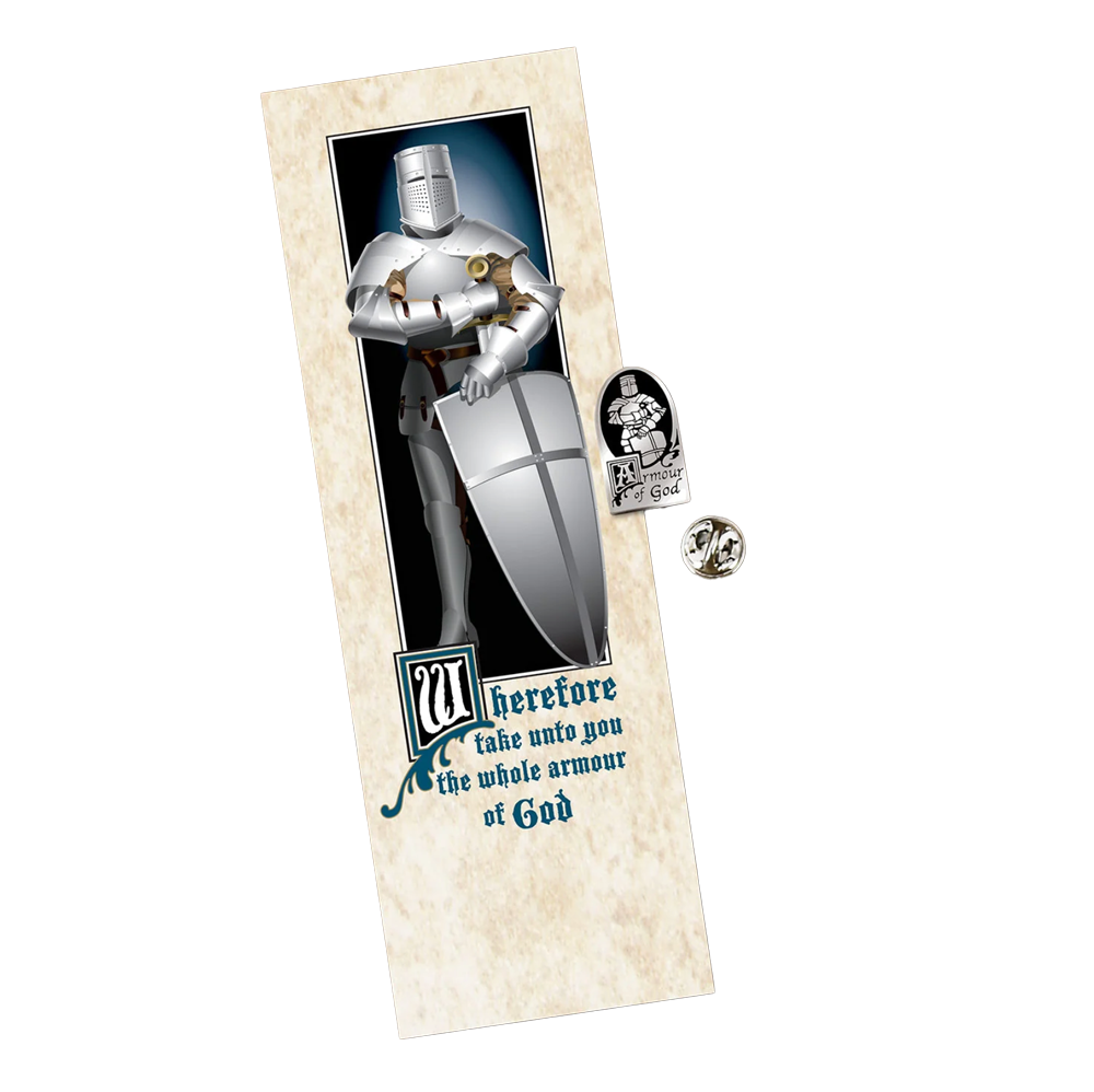 Armour of God Bookmark with Pin, , large image number 1