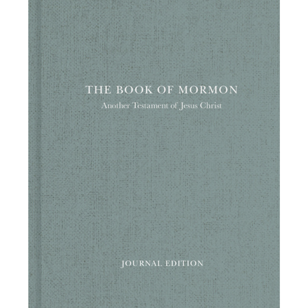 The Book of Mormon, Journal Edition Clothbound, Eucalyptus Green (Lined)
