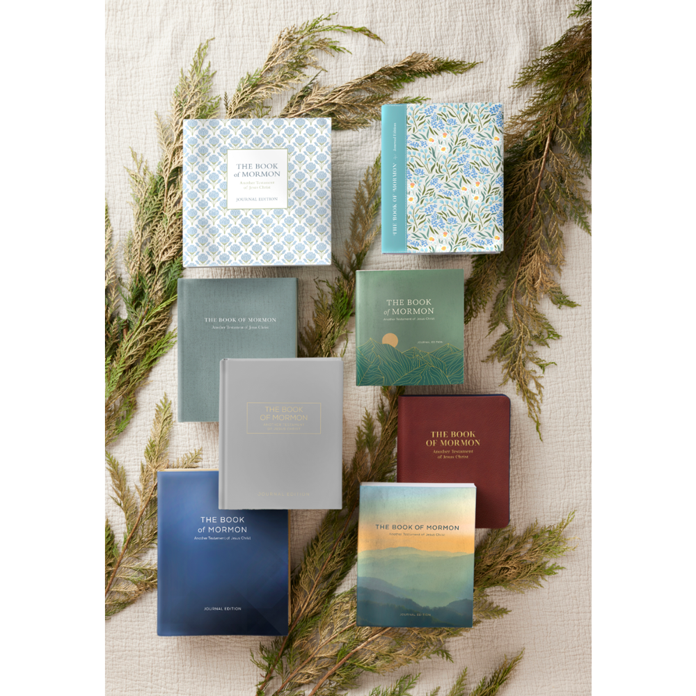 The Book of Mormon, Journal Edition Clothbound, Eucalyptus Green (Lined), , large