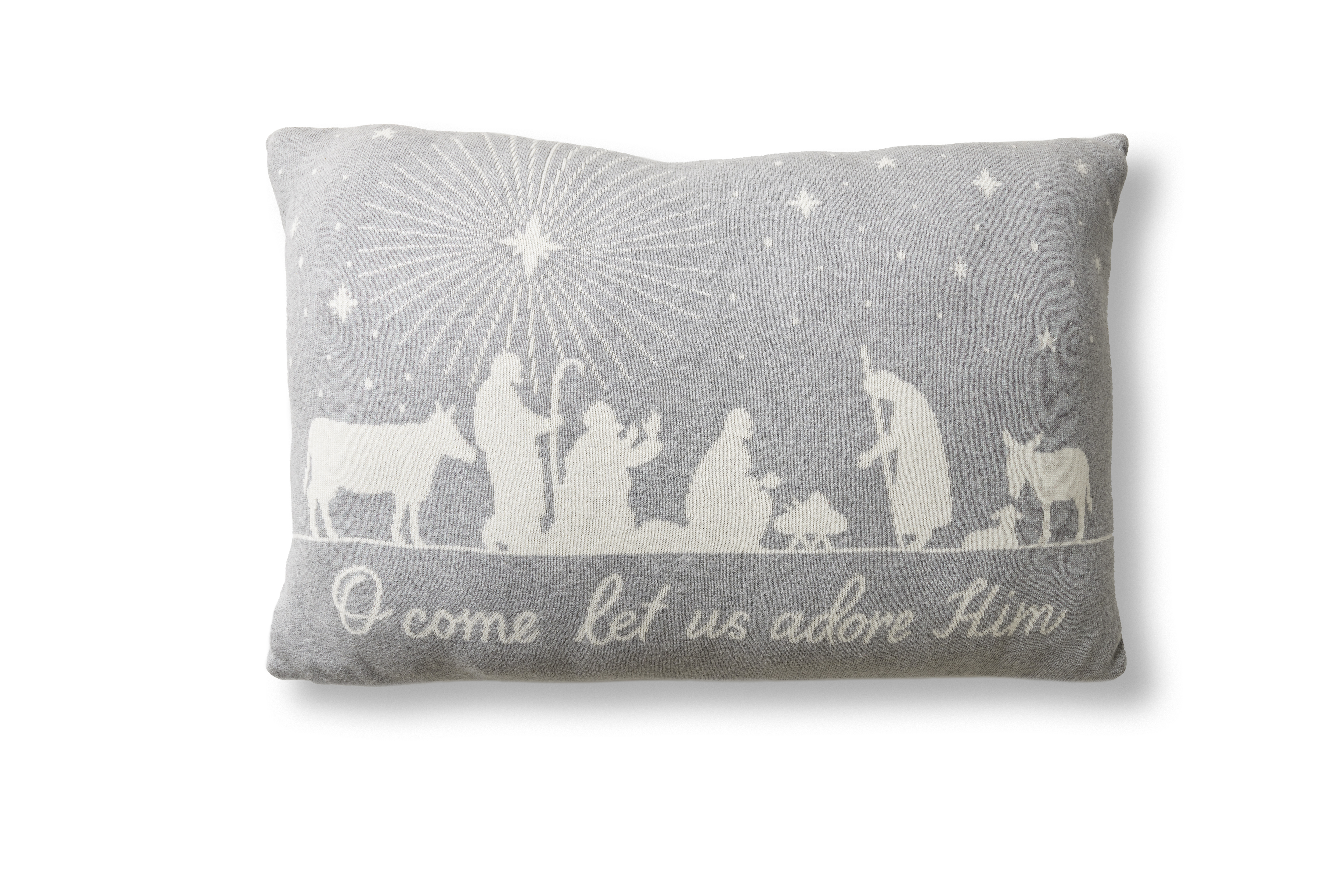 O Come, Let Us Adore Him Pillow