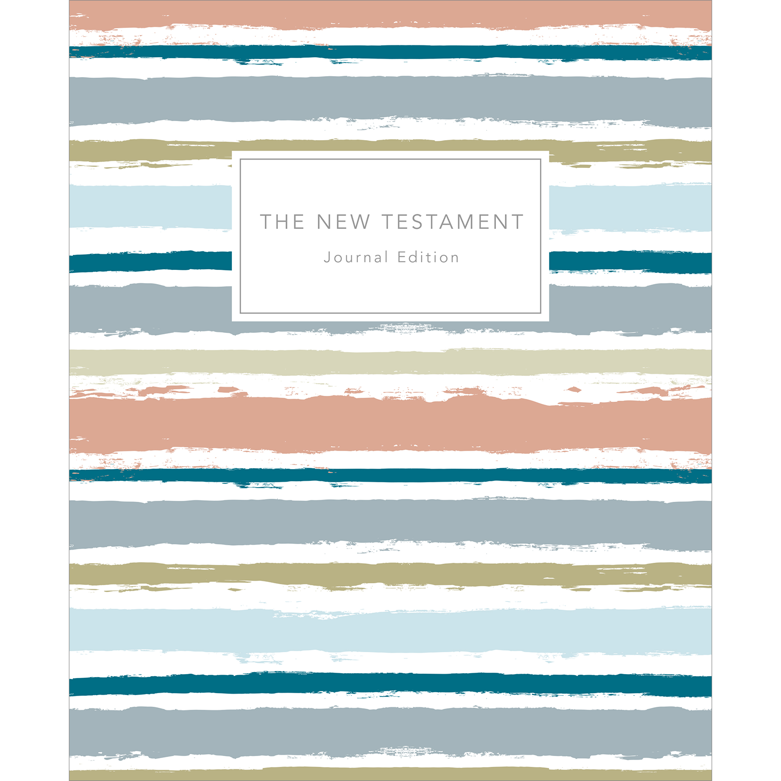 The New Testament, Journal Edition, Stripes (No Index)