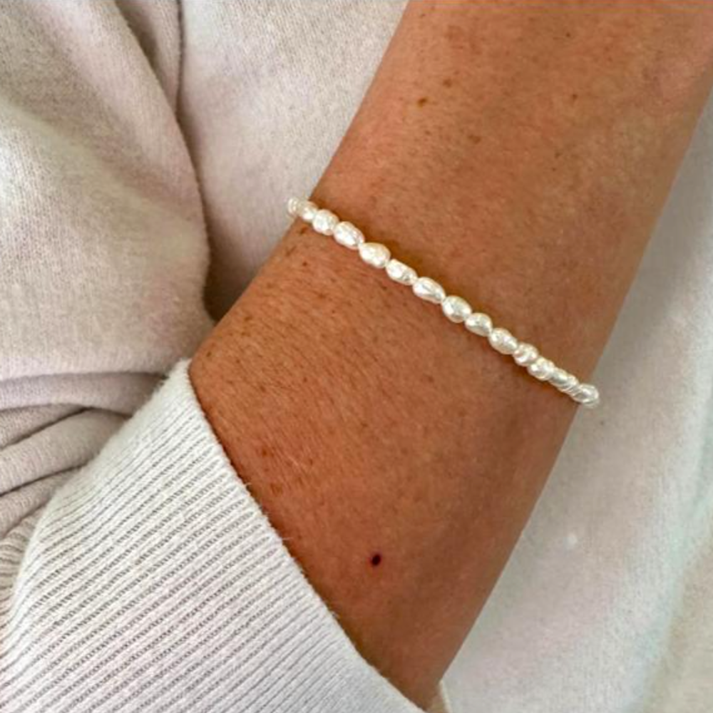 Rice Pearl Bracelet, , large