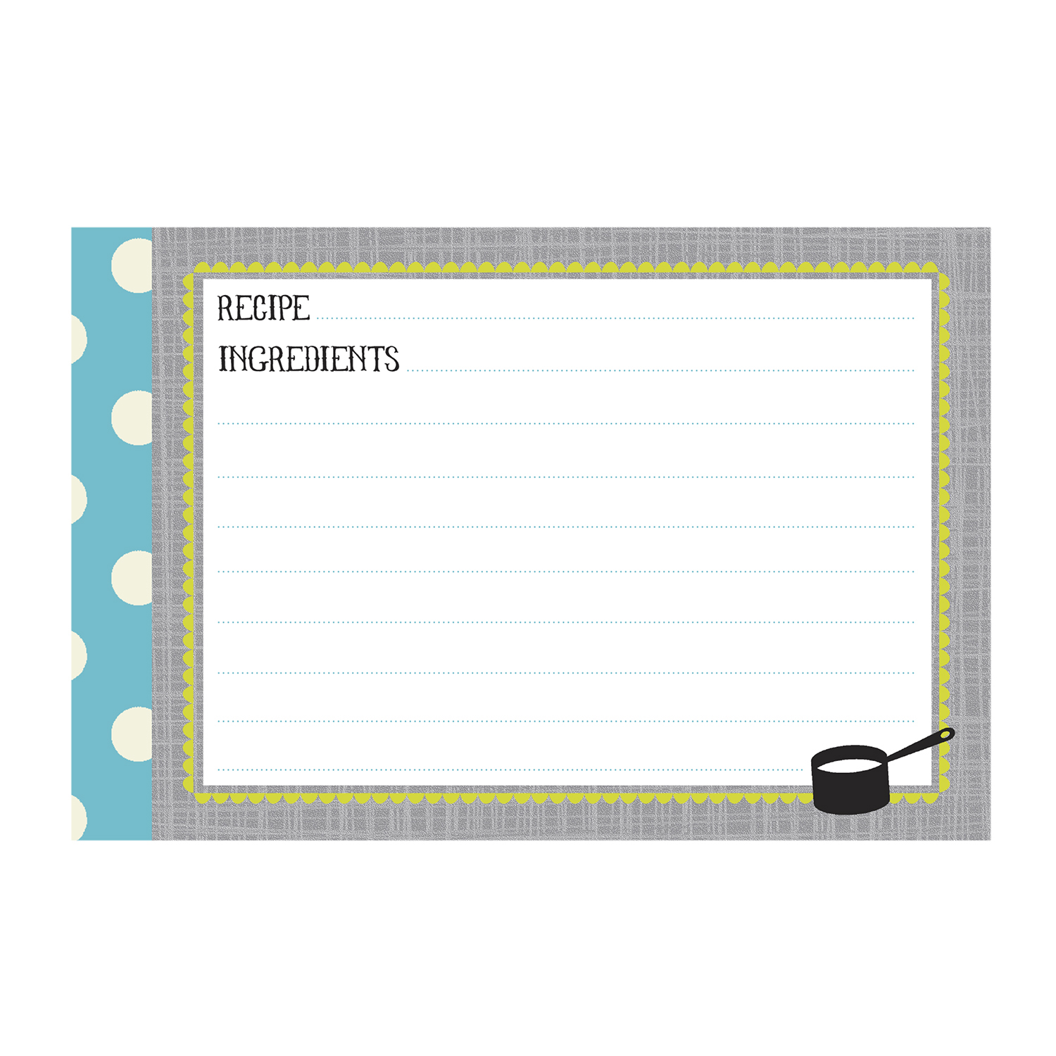 Kitchen Gear Recipe Cards, , large image number 0