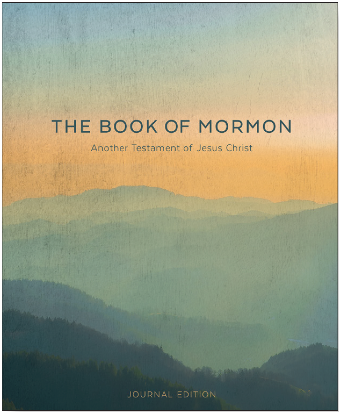 The Book of Mormon, Journal Edition, Mountains (Lined)