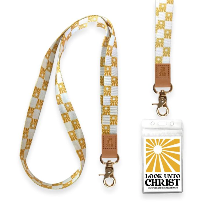 Look unto Christ 2025 Youth Theme Lanyard , , large