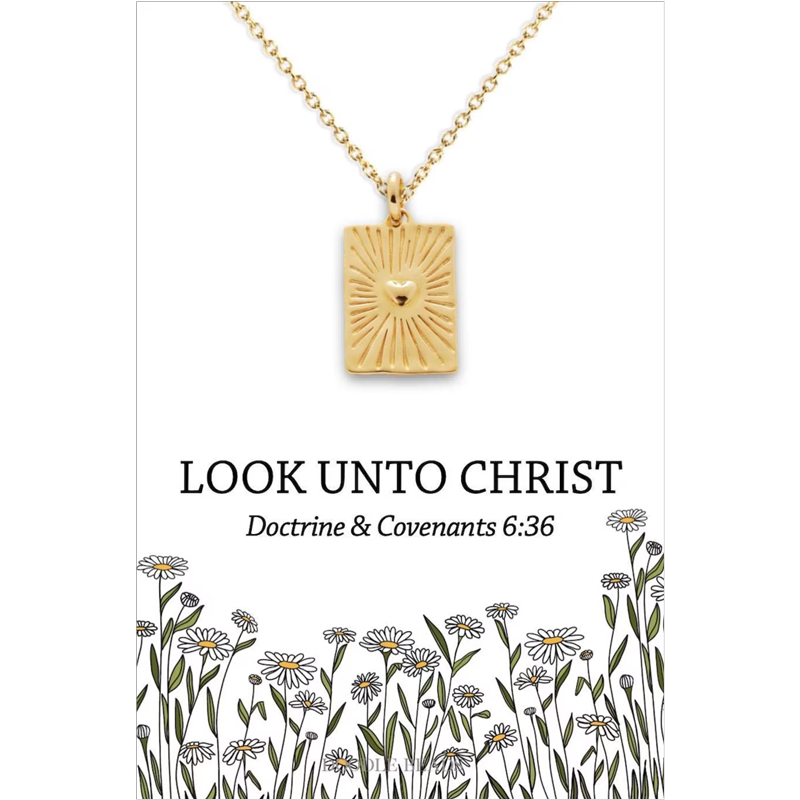 Look unto Christ 2025 Youth Theme Sunbeam Necklace, , large
