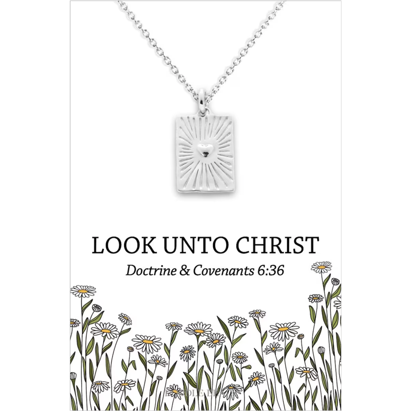 Look unto Christ 2025 Youth Theme Heartburst Necklace, , large image number 3