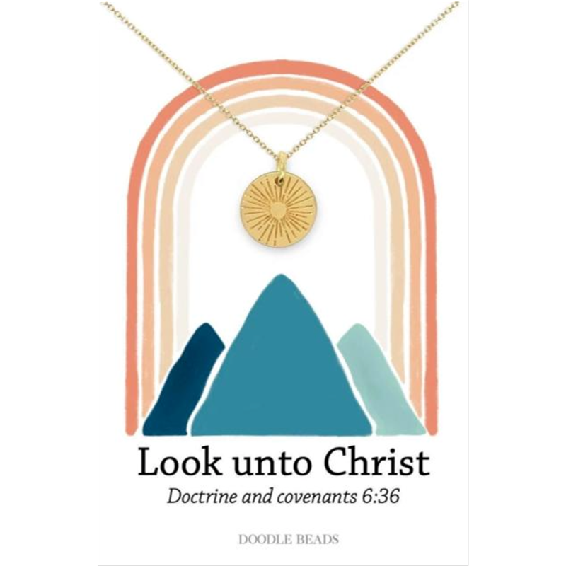 Look unto Christ 2025 Youth Theme Heartburst Necklace, , large image number 2