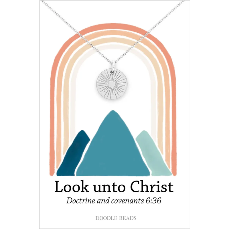 Look unto Christ 2025 Youth Theme Heartburst Necklace, , large image number 4