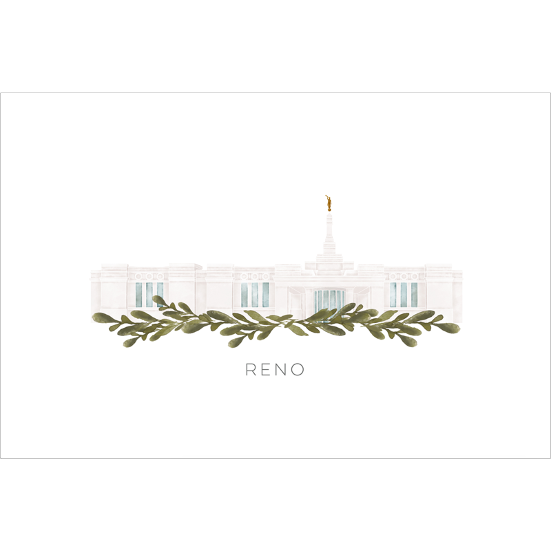Reno Nevada Temple (18x22 Framed Paper Print), , large image number 0