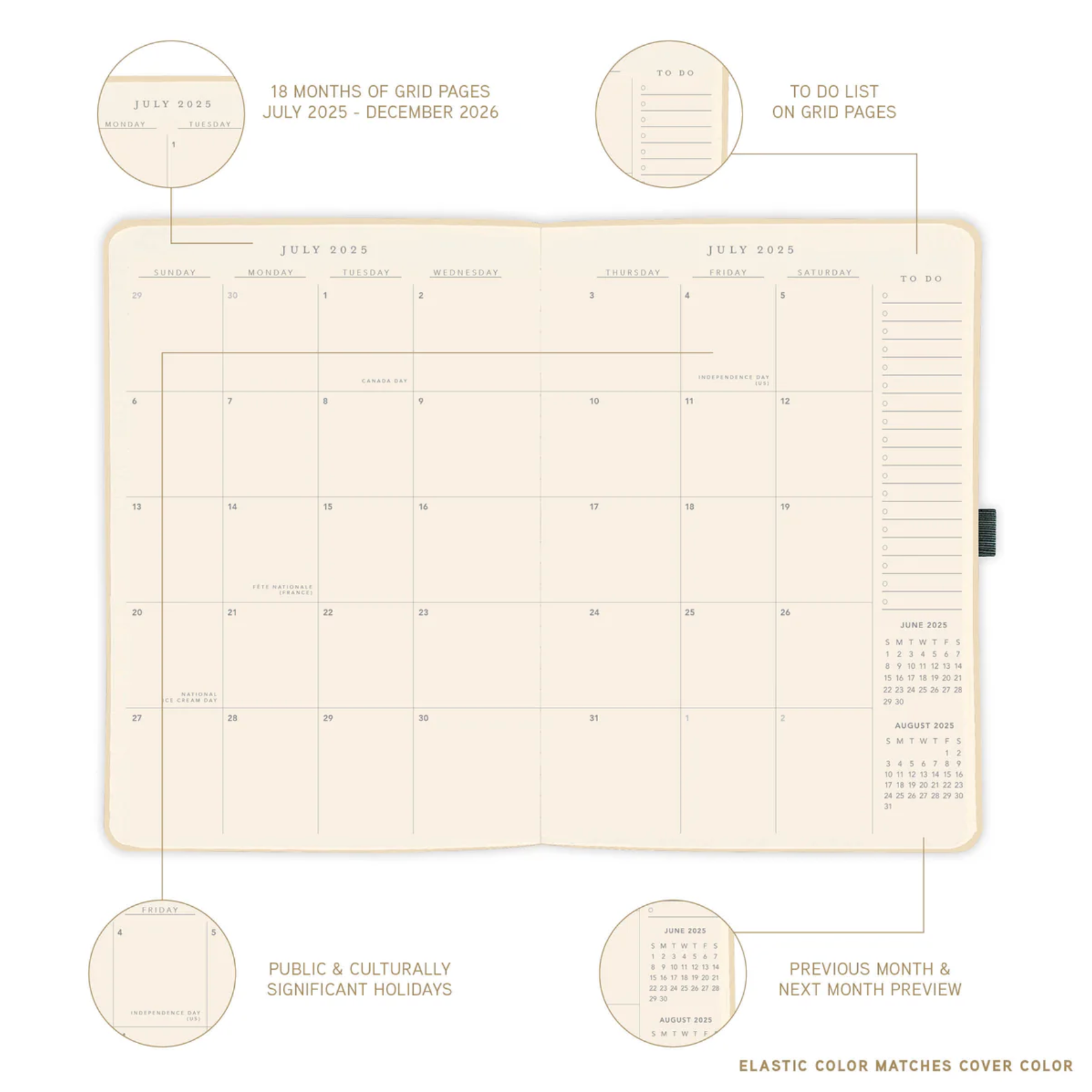 2026 Modern 18-Month Planner, , large image number 2