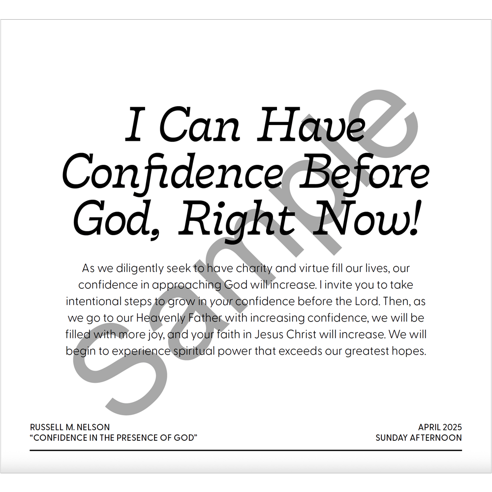 General Conference Weekly Quotes and Questions April 2025, , large image number 7