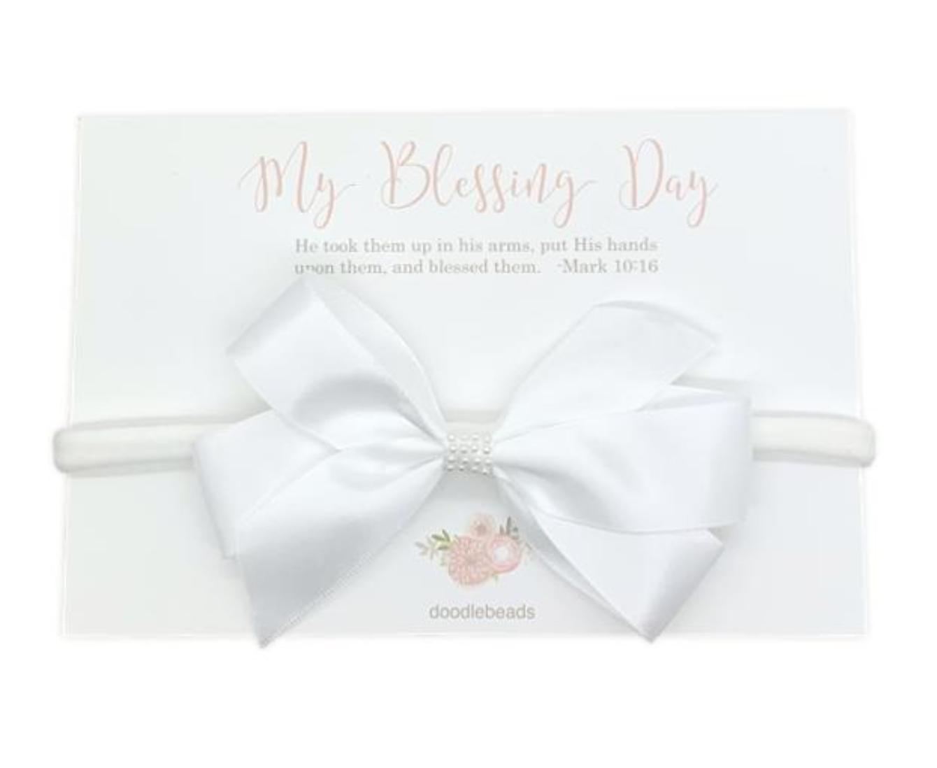 My Blessing Day Bow Headband, , large image number 0