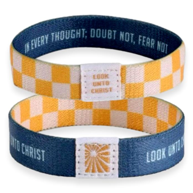 Look unto Christ 2025 Youth Theme Reversible Woven Wristband, , large image number 1