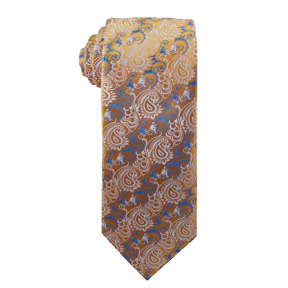 Youth Gold and Gray Missionaries on Bikes Necktie