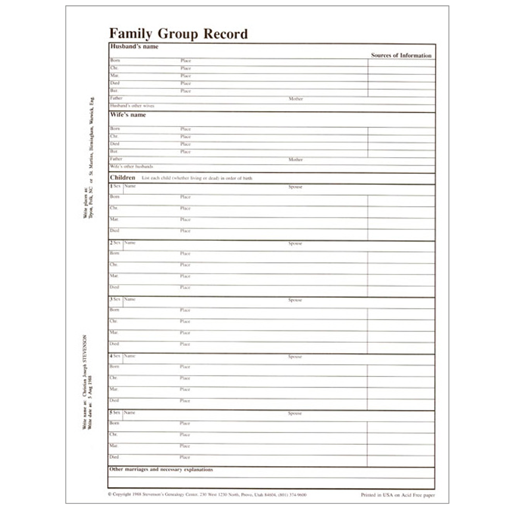 Family Group, LDS