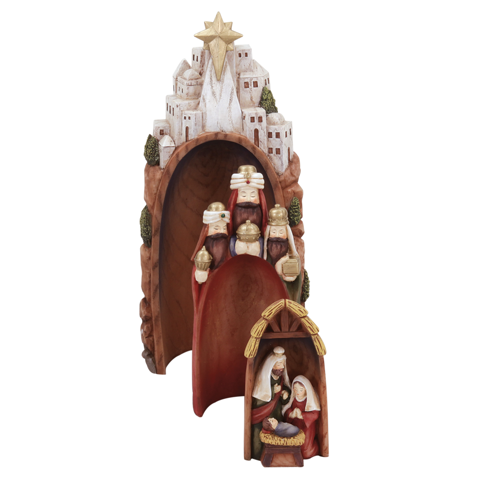 Nesting Resin Nativity Arch, , large image number 0