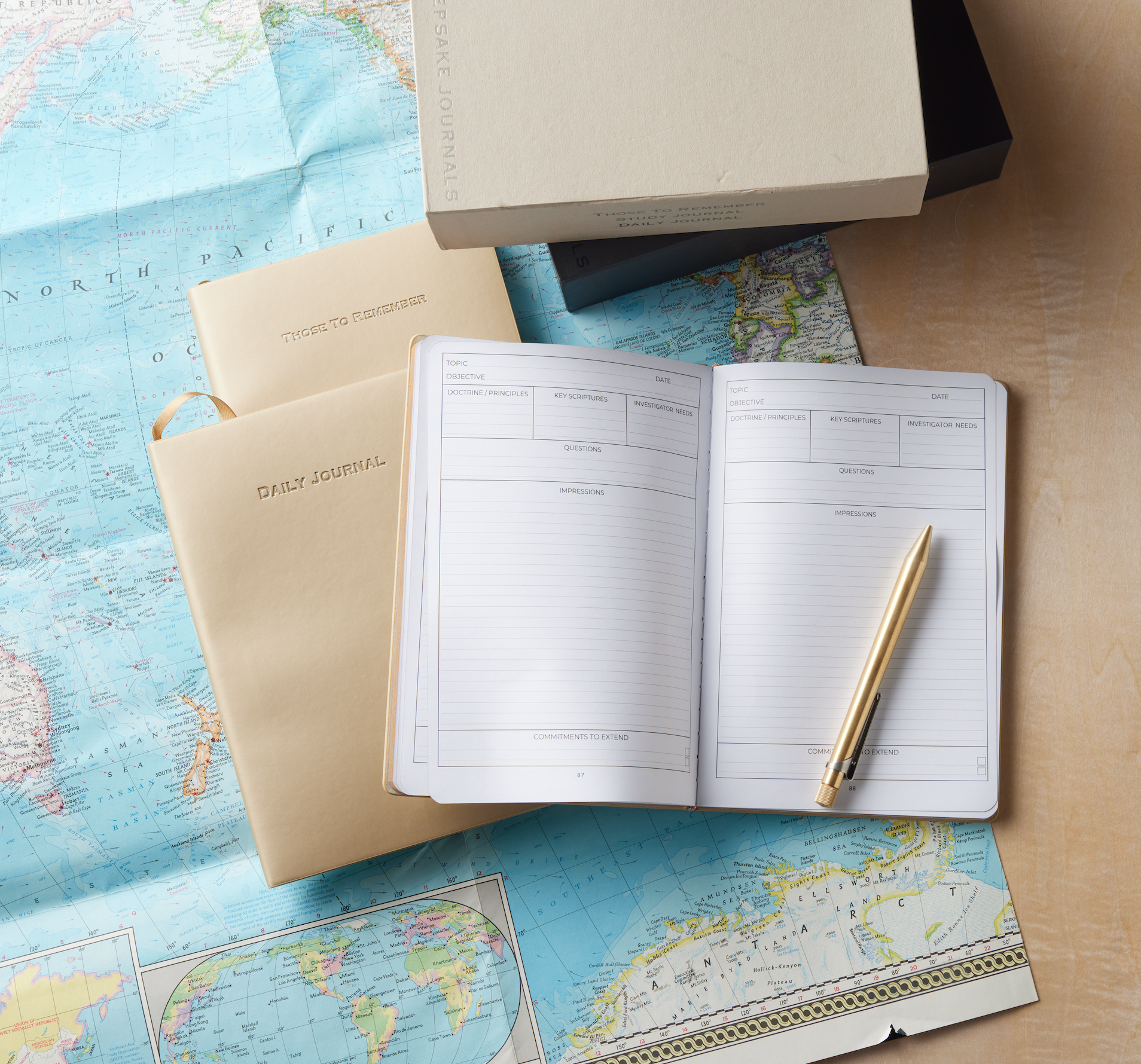Missionary Journal Keepsake Trio