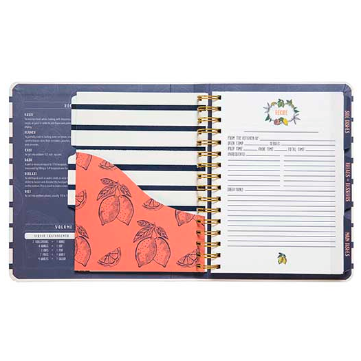 Lemon Drop Mini Recipe Notebook, , large