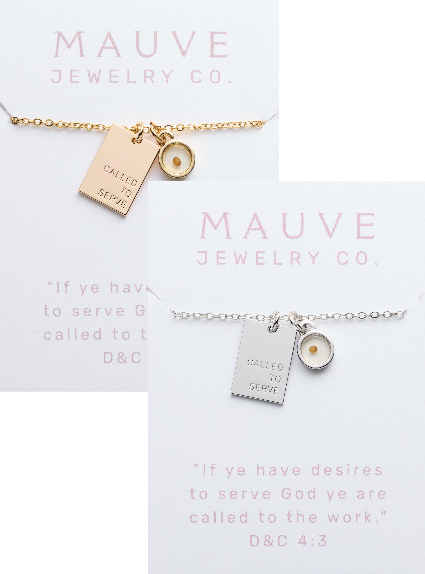Called to Serve Mustard Seed Missionary Necklace