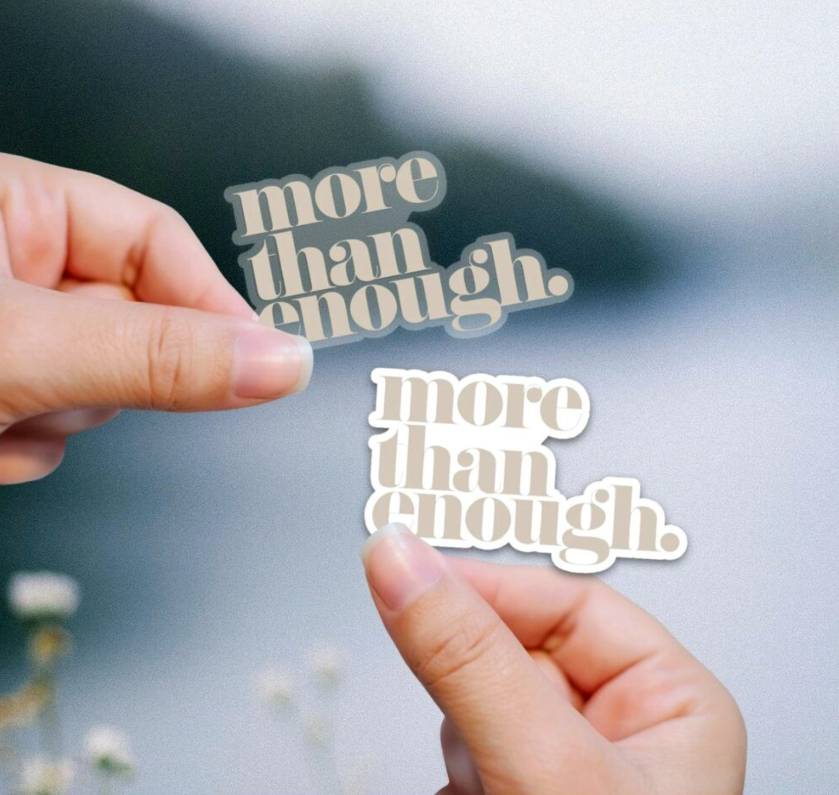More Than Enough Sticker, , large image number 0