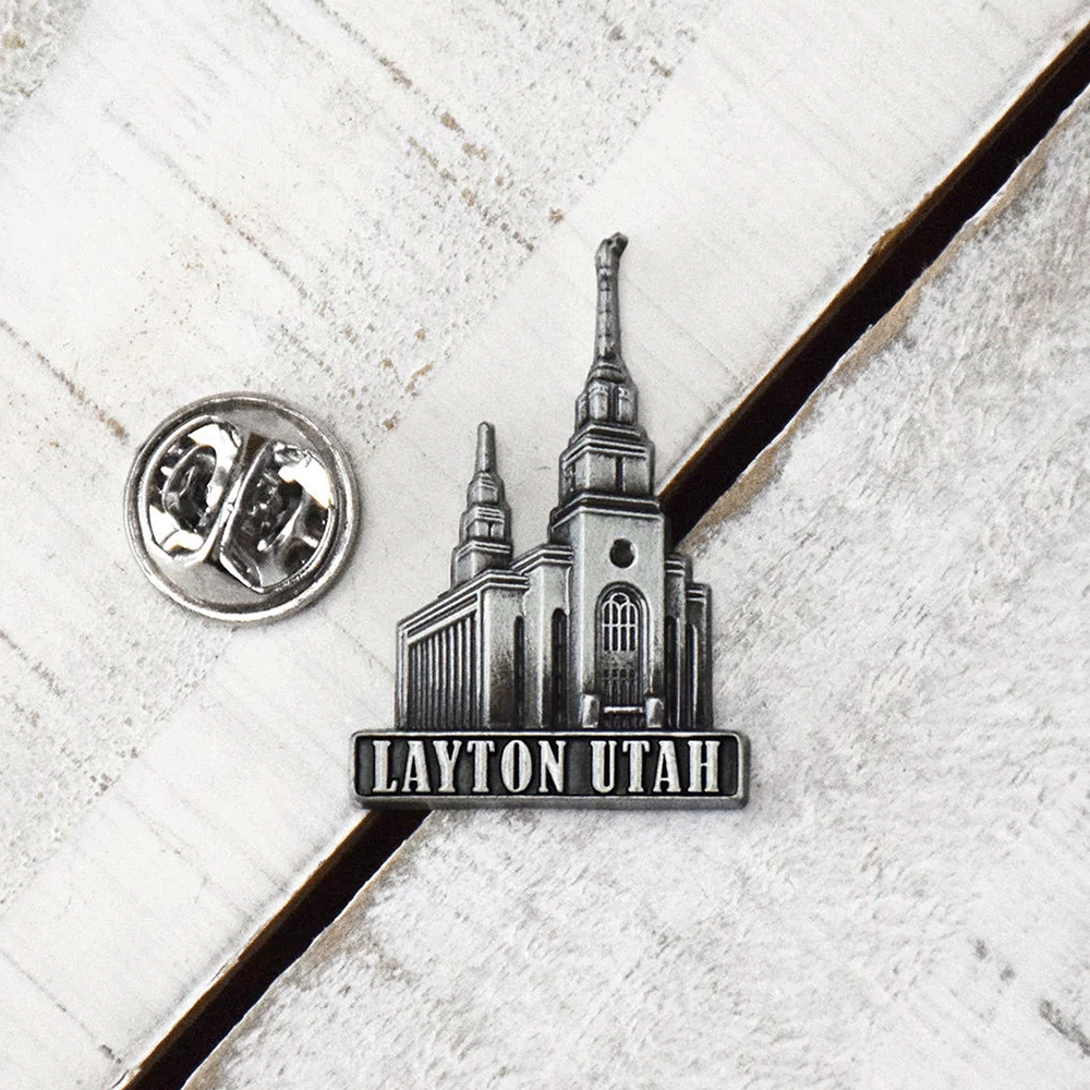 Layton Temple Silver Pin, , large image number 1