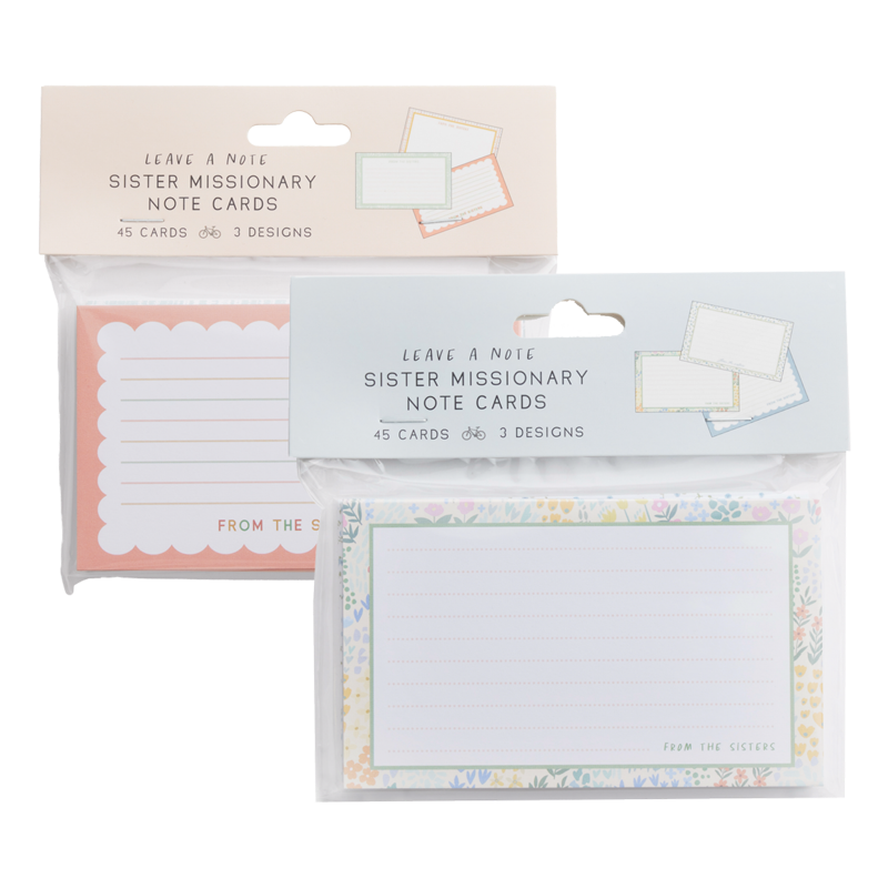 Sister Missionary Note Cards