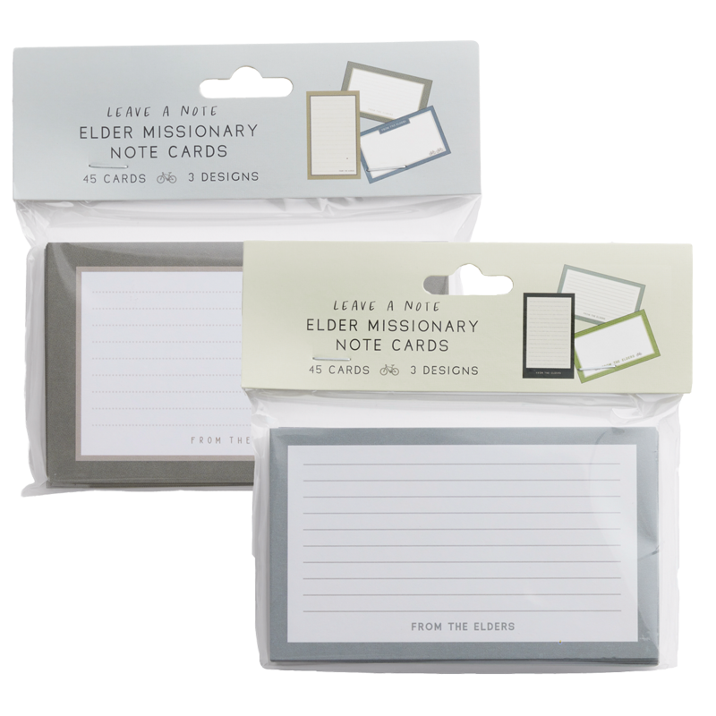 Elder Missionary Note Cards