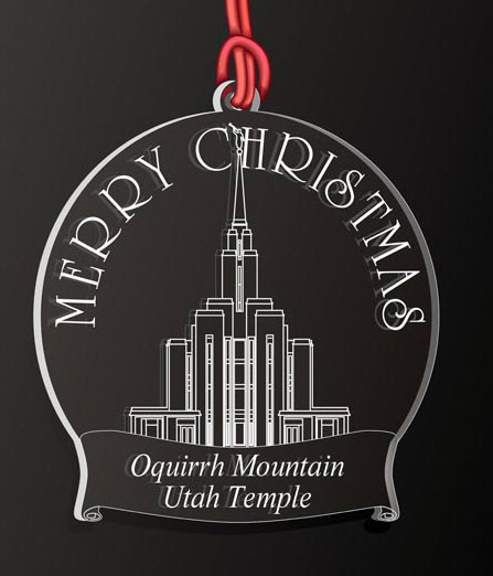 Oquirrh Mountain Temple Ornament, , large image number 1