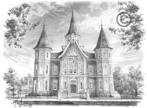 Provo City Center Temple (8x10 Matted Print), , large image number 0