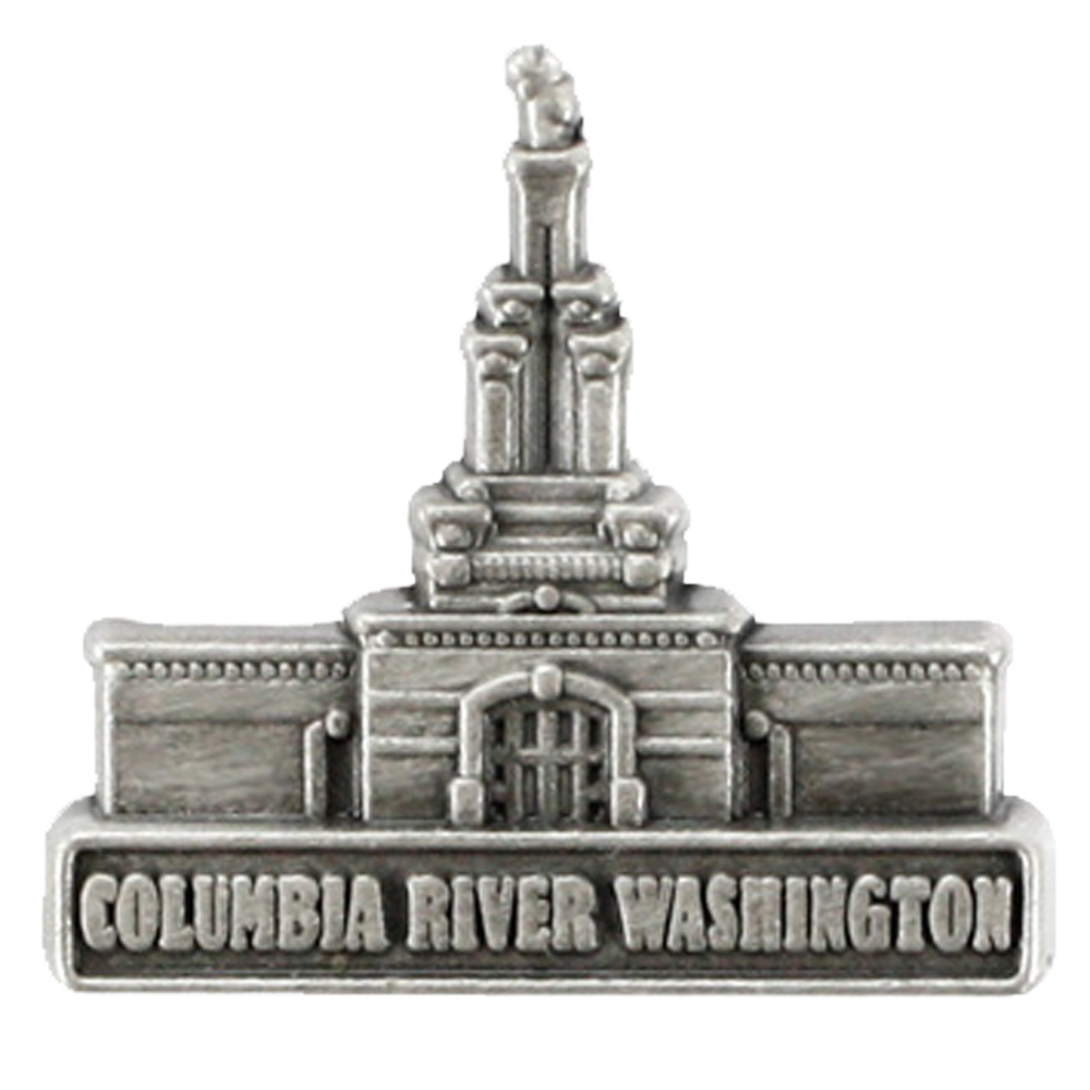 Columbia River Temple Tie Pin, , large image number 0