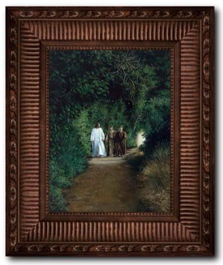 The Road to Emmaus (19x23 Framed Art), , large image number 0