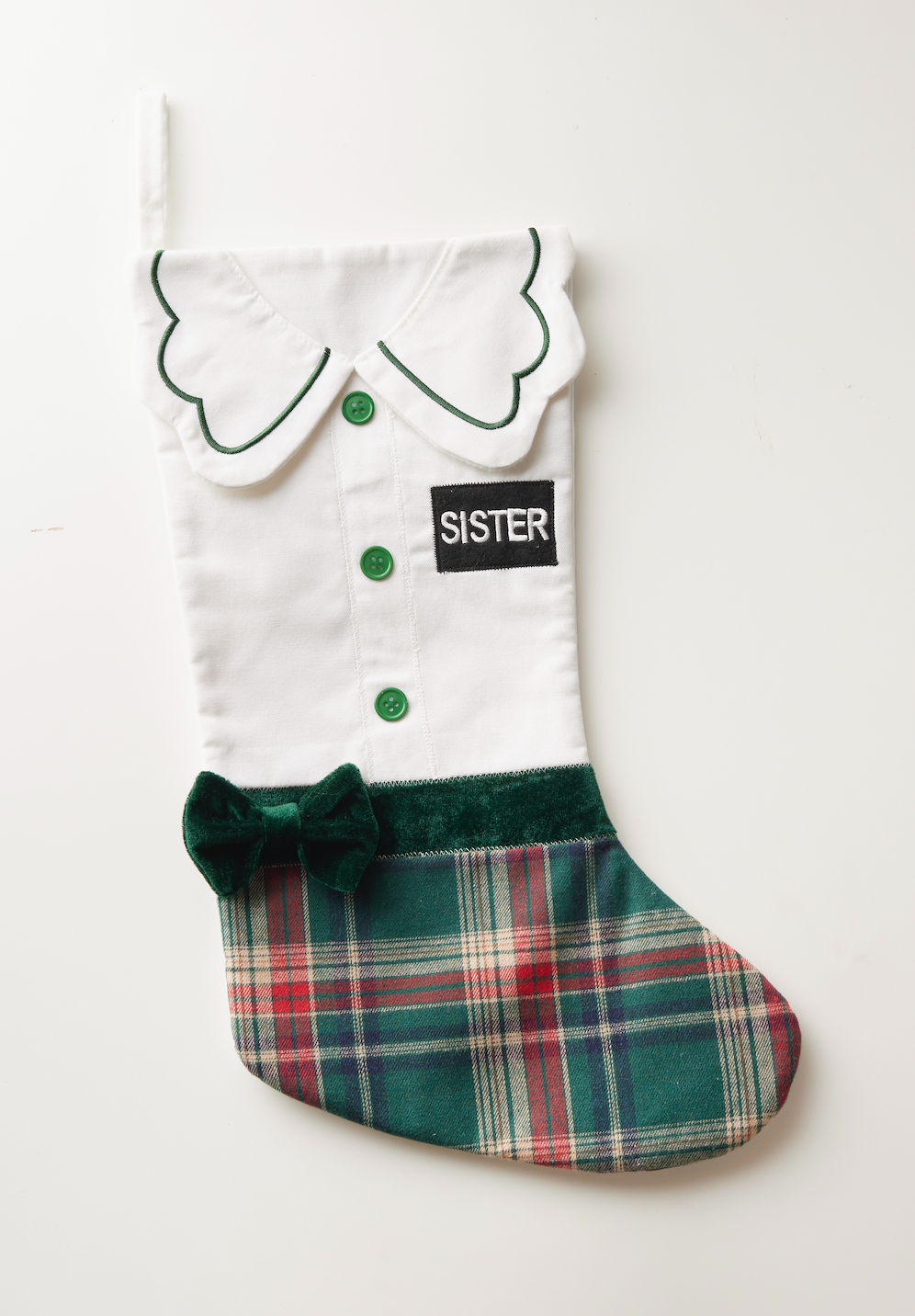 Green Velvet Missionary Stocking, , large image number 2