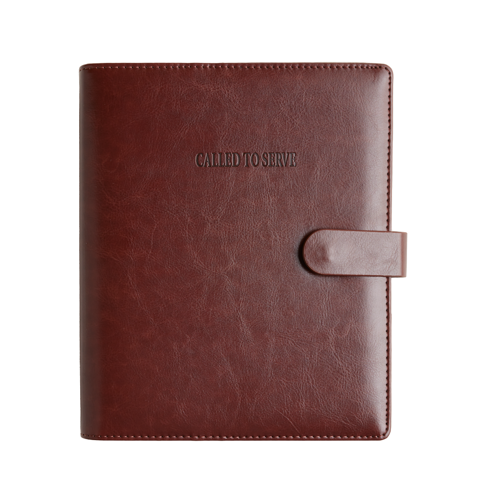 Called to Serve Leather Missionary 3-Ring Journal