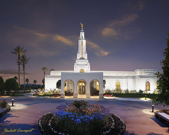 Redlands California Temple: Reverent Joy (4x5 Print), , large image number 0