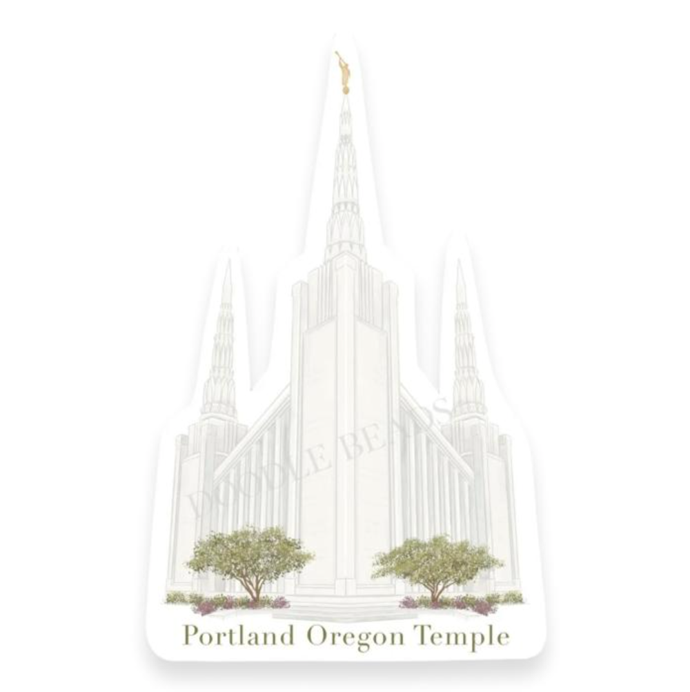 Portland Temple Sticker, , large image number 0