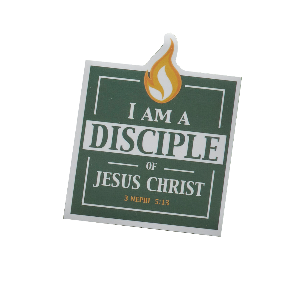 I Am a Disciple 2024 Youth Theme Square Sticker, , large image number 0