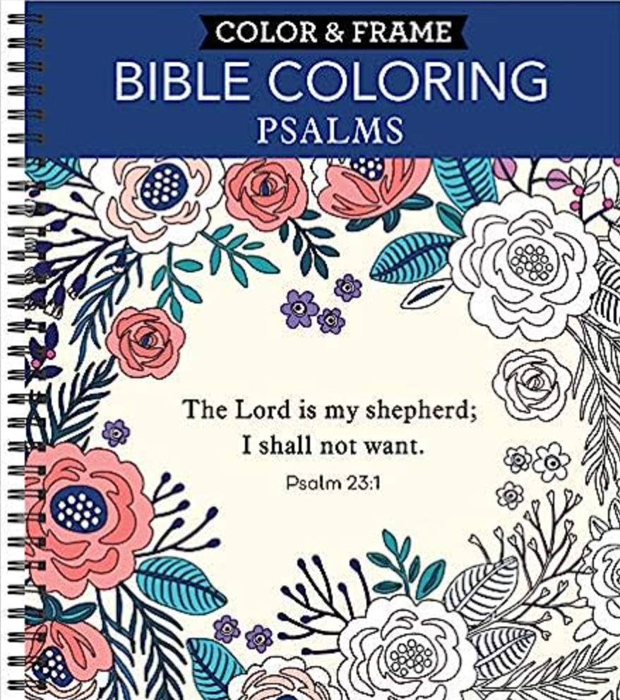 Psalms Bible Adult Coloring Book, , large image number 0