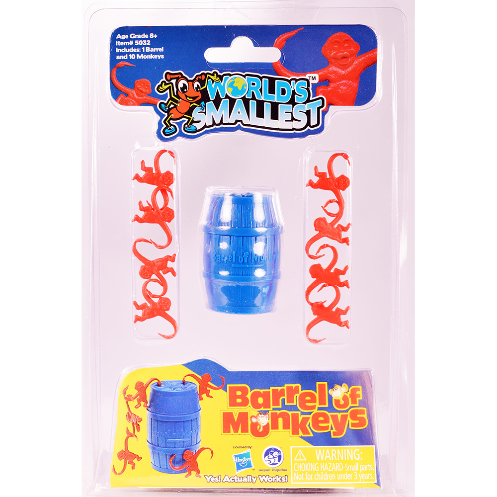 World's Smallest Barrel of Monkeys Game, , large image number 0