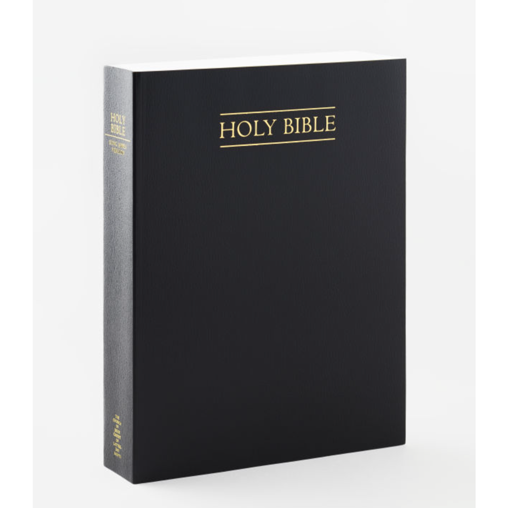 Holy Bible, Economy Extra Large, Black, Unindexed, , large image number 0