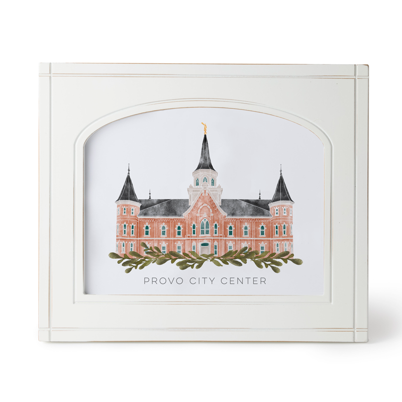 Provo City Center Utah Temple (11x13 Framed Art)