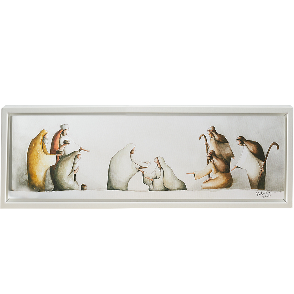 Love's Pure Light Framed Art (5x16 Framed Paper Print)
