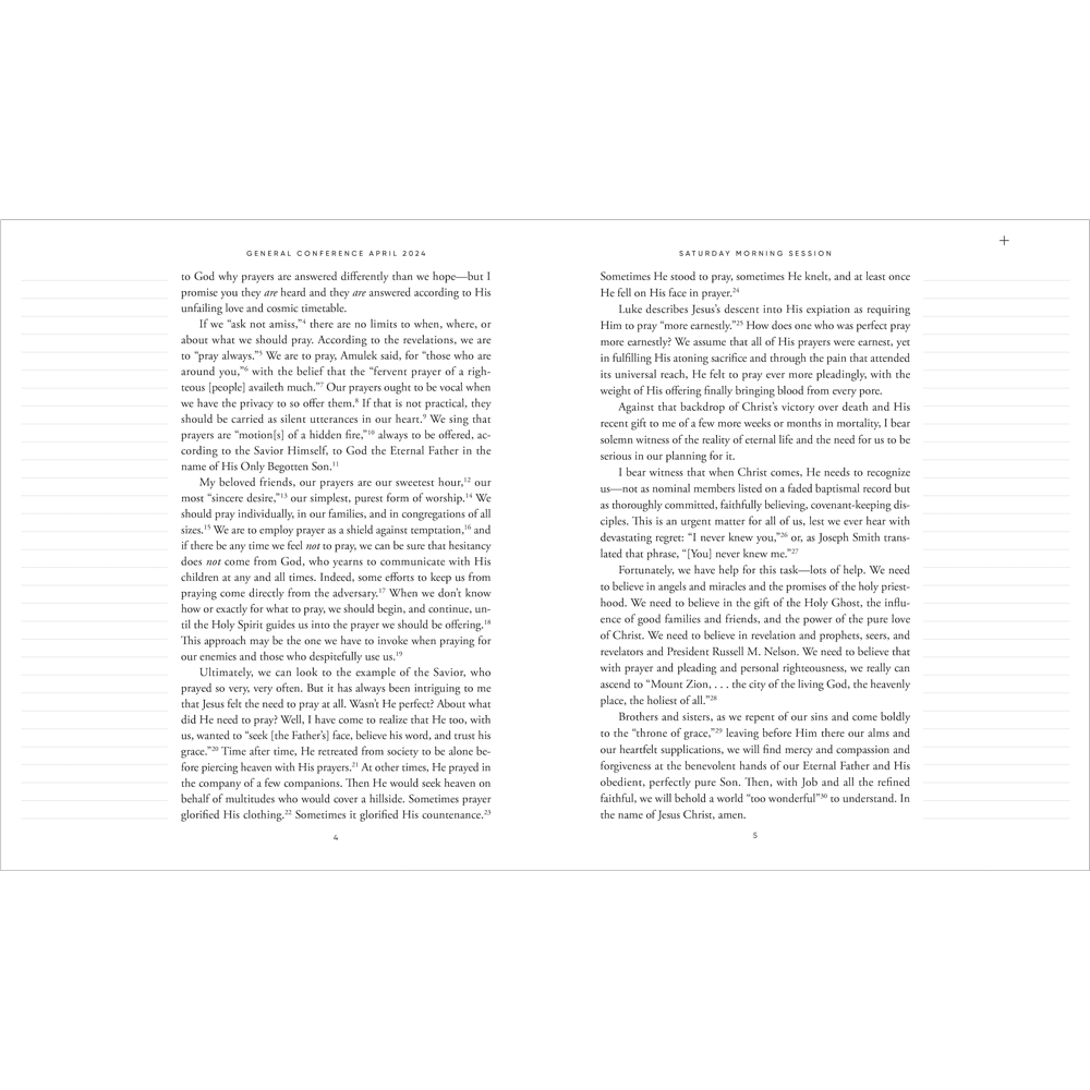 General Conference Addresses, Journal Edition, April 2024, , large