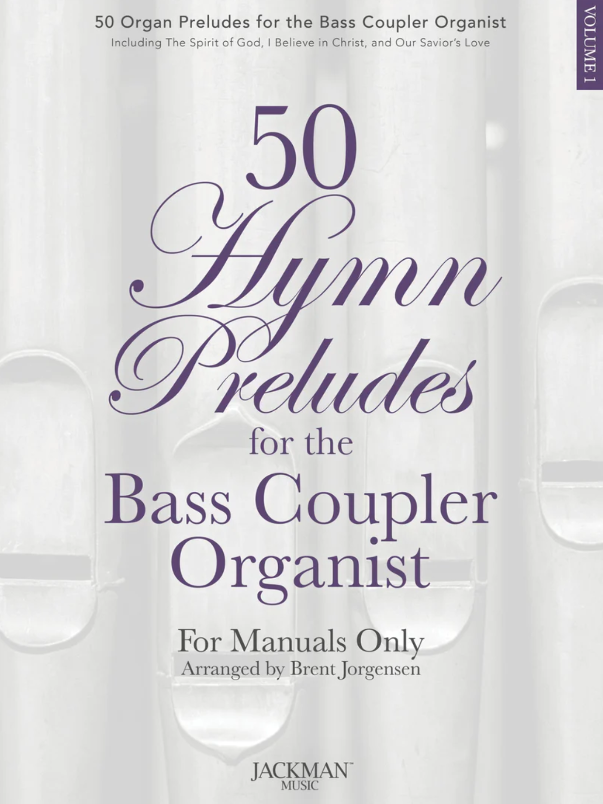 50 Hymn Preludes for the Bass Coupler Organist, Vol. 1 Songbook, , large image number 0