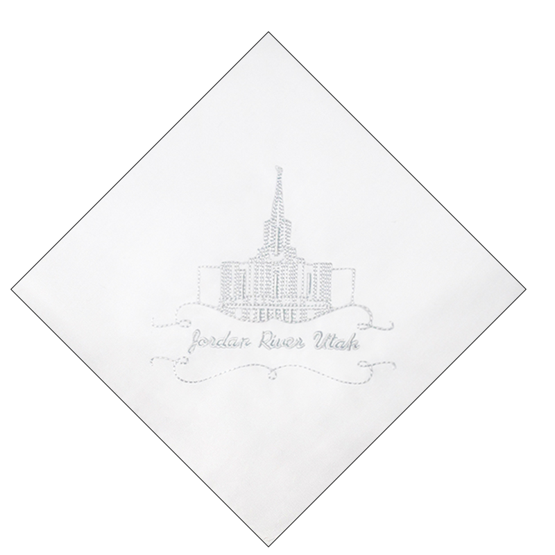 Jordan River Temple Handkerchief