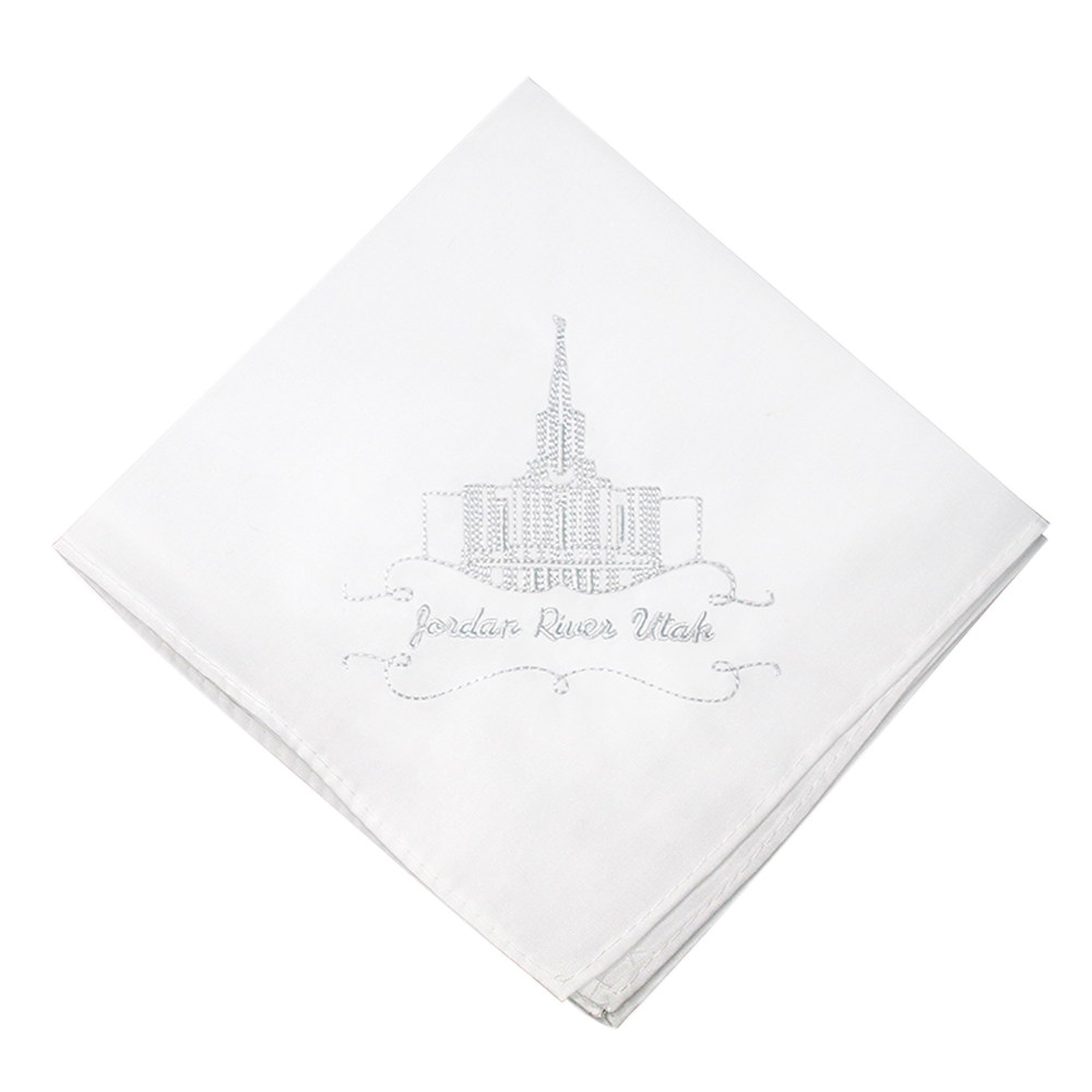 Jordan River Temple Handkerchief, , large