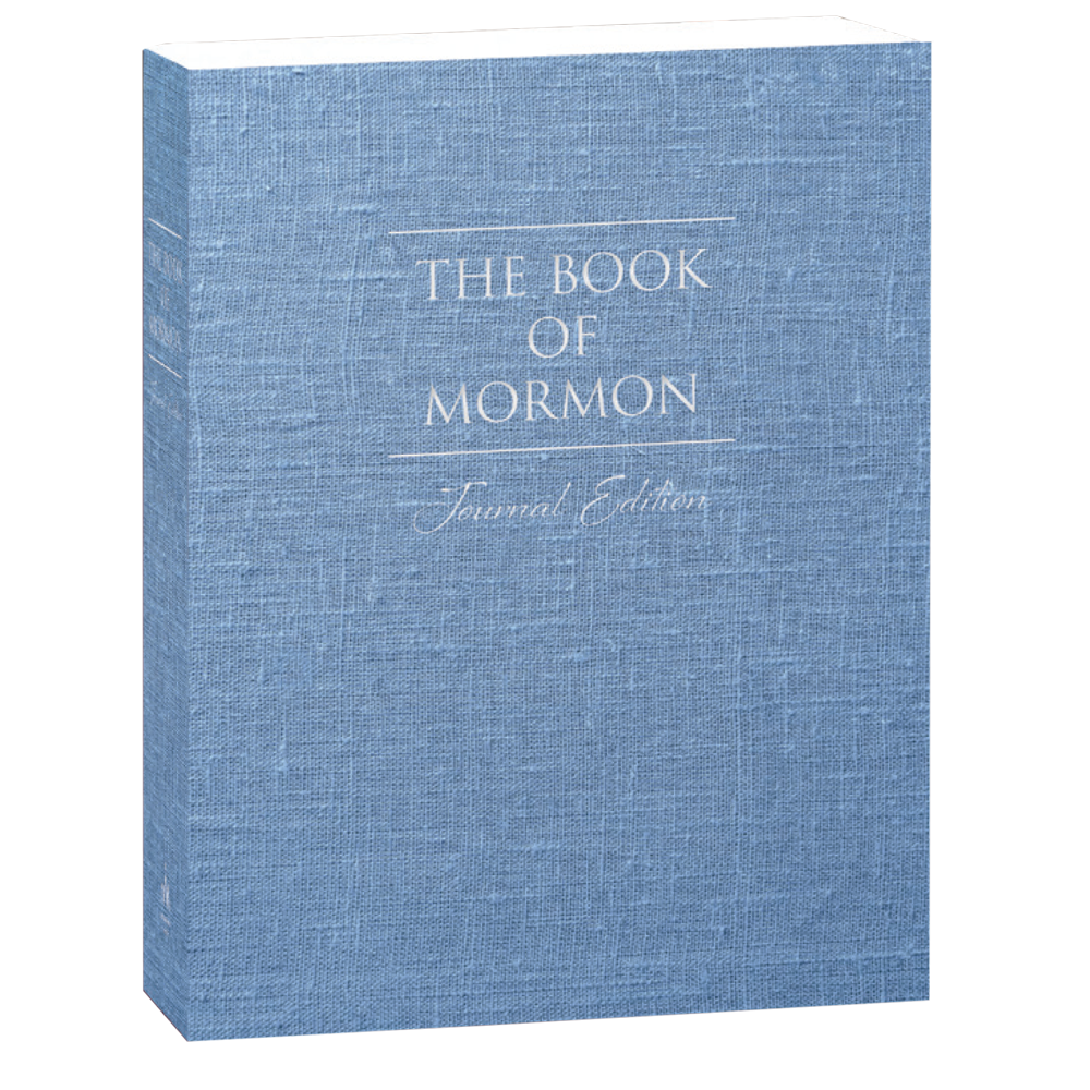 The Book of Mormon, Journal Edition, Blue Denim (with index)