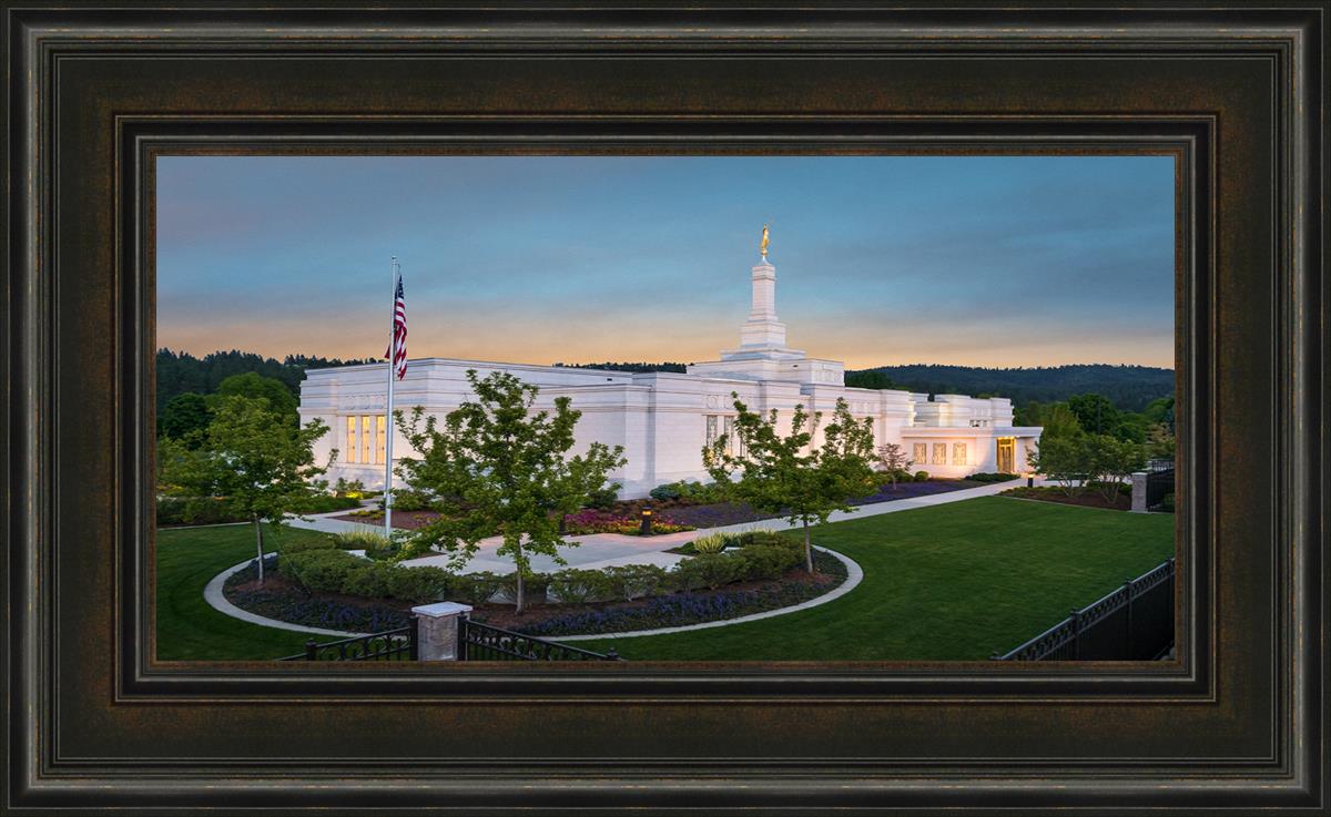 Spokane Temple Peace Be Still (22x36 Framed Art), , large image number 0