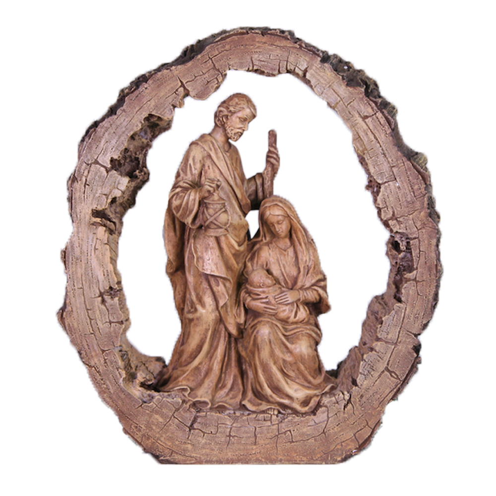 Bronzed Holy Family Nativity, , large image number 0