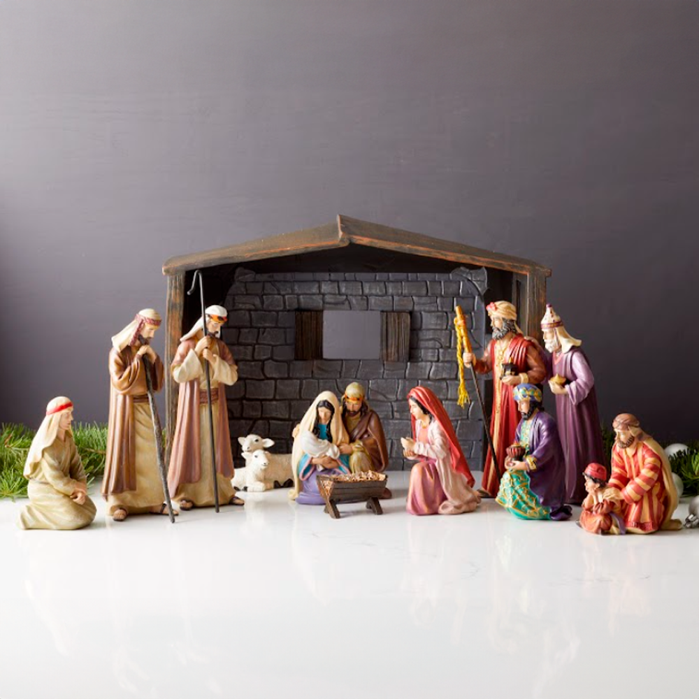 Greg Olsen Resin Nativity Set, , large